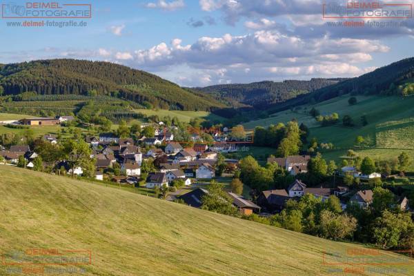 Blick auf Oberhenneborn