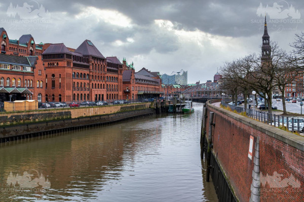 Speicherstadt mit Elbphilharmonie