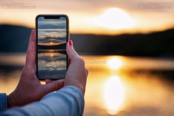 Sonnenuntergang Handy