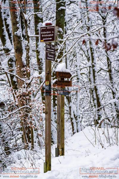 Schluchten- und Brückenpfad - Winter 1