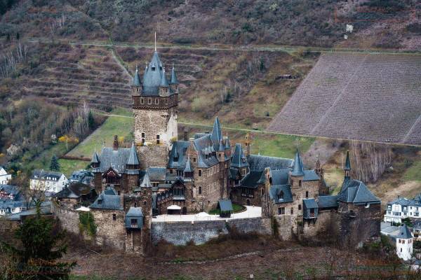 Reichsburg Cochem Nahaufnahme